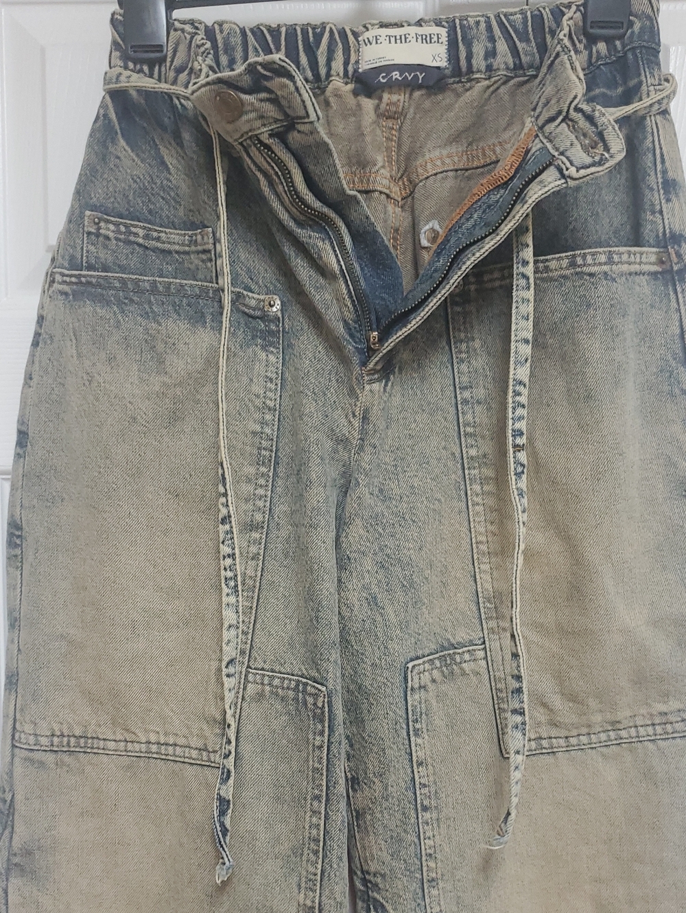 Free People We The Free  CRVY Outlaw Wideleg Jeans - Picture 15 of 16